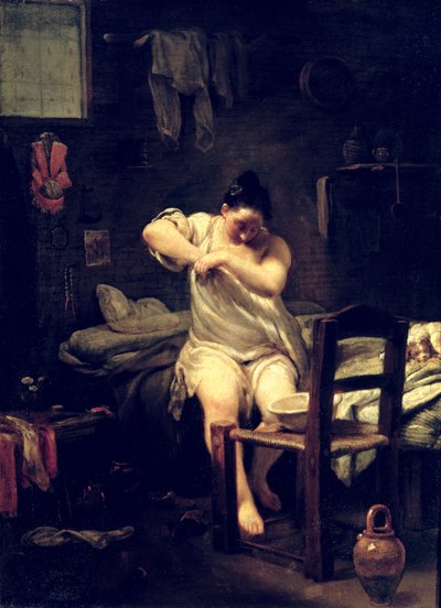 The Flea by Giuseppe Maria Crespi